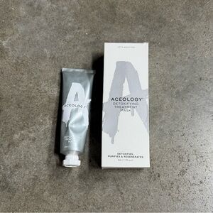 Aceology Detoxifying Treatment Mask 65ml New Sealed Skincare Face Peel Purify
